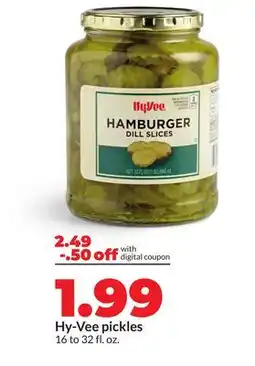 Hy-Vee Hy-Vee pickles offer