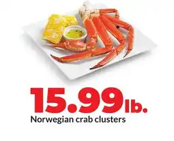 Hy-Vee Norwegian crab clusters offer