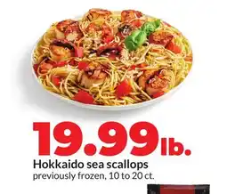 Hy-Vee Hokkaido sea scallops offer