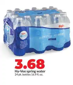 Hy-Vee Hy-Vee spring water offer