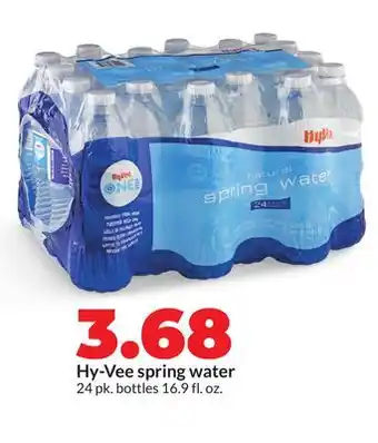 Hy-Vee Hy-Vee spring water offer