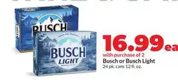 Hy-Vee Busch or Busch Light offer