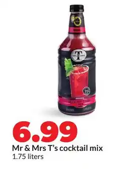 Hy-Vee Mr & Mrs T's cocktail mix offer