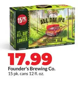 Hy-Vee Founder's Brewing Co offer