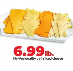 Hy-Vee Hy-Vee quality deli sliced cheese offer