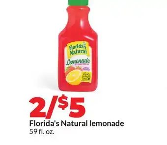 Hy-Vee Florida's Natural lemonade offer