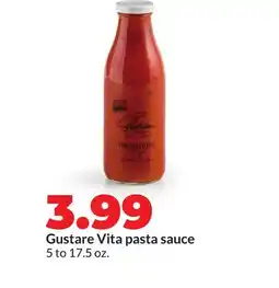 Hy-Vee Gustare Vita pasta sauce offer