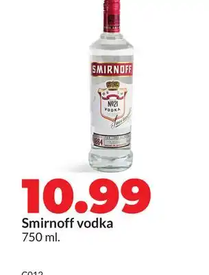 Hy-Vee Smirnoff vodka offer