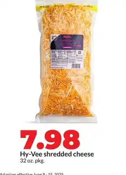 Hy-Vee Hy-Vee shredded cheese offer