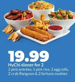 Hy-Vee HyChi dinner for 2 offer