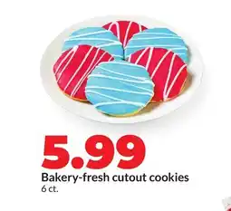 Hy-Vee Bakery-fresh cutout cookies offer