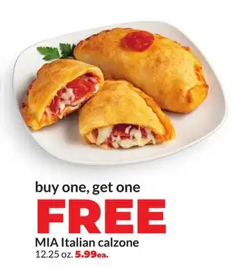 Hy-Vee MIA Italian calzone offer