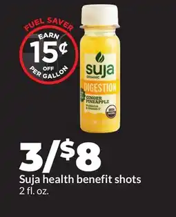 Hy-Vee Suja health benefit shots offer