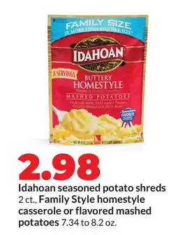 Hy-Vee Idahoan seasoned potato shreds offer