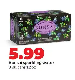 Hy-Vee Bonsai sparkling water offer