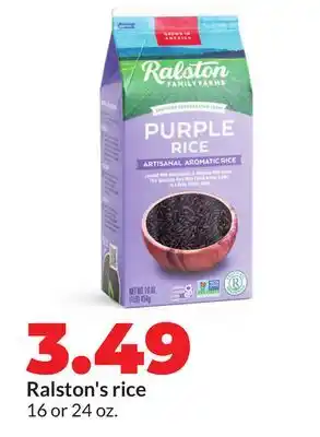 Hy-Vee Ralston's rice offer
