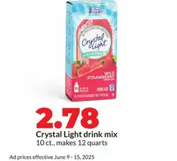 Hy-Vee Crystal Light drink mix offer