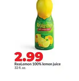 Hy-Vee ReaLemon 100% lemon juice offer