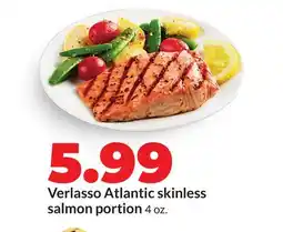 Hy-Vee Verlasso Atlantic skinless salmon portion offer