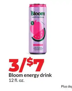 Hy-Vee Bloom energy drink offer