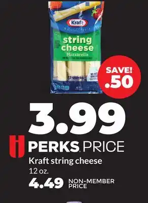 Hy-Vee Kraft string cheese offer