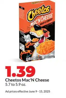 Hy-Vee Cheetos Mac'N Cheese offer