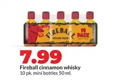 Hy-Vee Fireball cinnamon whisky offer
