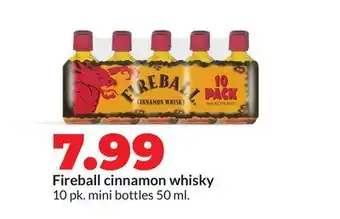 Hy-Vee Fireball cinnamon whisky offer
