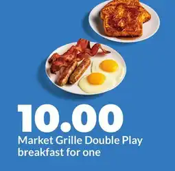 Hy-Vee Market Grille Double Play breakfast for one offer