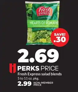 Hy-Vee Fresh Express salad blends offer