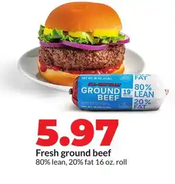 Hy-Vee Fresh ground beef offer