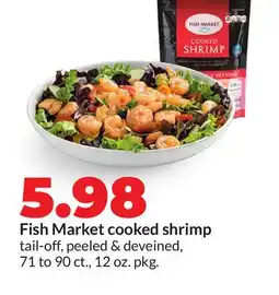 Hy-Vee Fish Market cooked shrimp offer