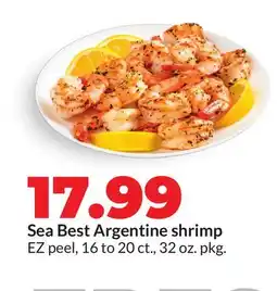 Hy-Vee Sea Best Argentine shrimp offer