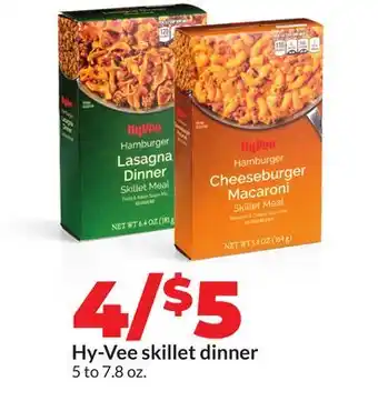 Hy-Vee Hy-Vee skillet dinner offer