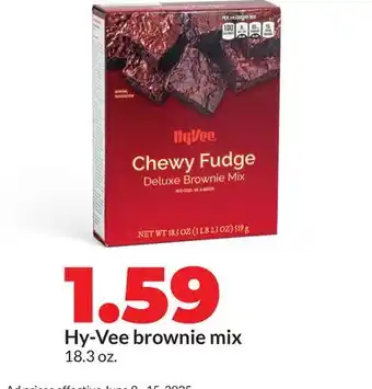 Hy-Vee Hy-Vee brownie mix offer