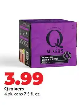 Hy-Vee Q mixers offer