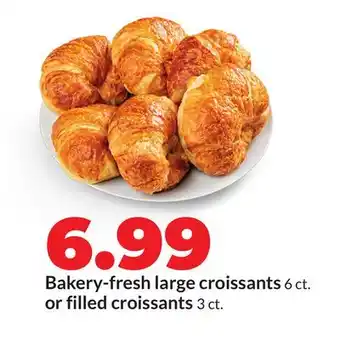 Hy-Vee Bakery-fresh large croissants 6 ct. or filled croissants 3 ct offer