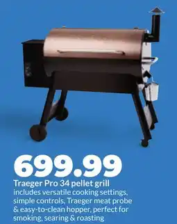 Hy-Vee Traeger Pro 34 pellet grill offer
