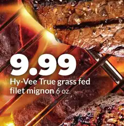 Hy-Vee Hy-Vee True grass fed filet mignon offer
