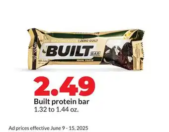 Hy-Vee Built protein bar offer