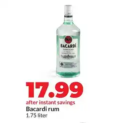 Hy-Vee Bacardi rum offer