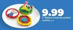 Hy-Vee 5 Bakery-fresh decorated cookies offer