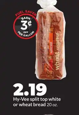 Hy-Vee Hy-Vee split top white or wheat bread offer