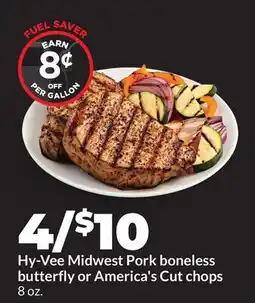 Hy-Vee Hy-Vee Midwest Pork boneless butterfly or America's Cut chops offer