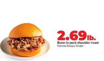 Hy-Vee Bone-in Pork Shoulder Roast offer