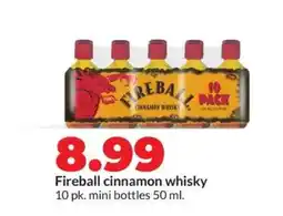Hy-Vee Fireball Cinnamon Whisky offer