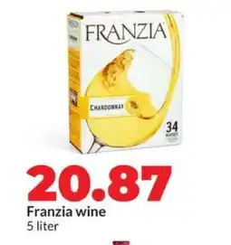 Hy-Vee Franzia wine offer