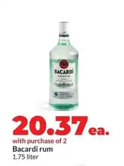 Hy-Vee Bacardi Rum offer