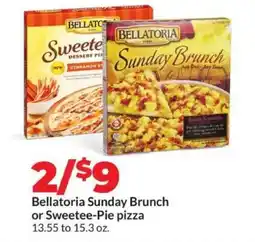 Hy-Vee Bellatoria Sunday Brunch or Sweete-Pie pizza offer