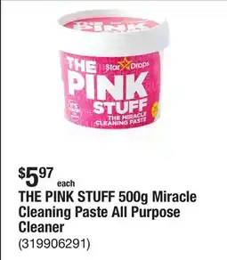 The Home Depot THE PINK STUFF 500g Miracle Cleaning Paste All Purpose Cleaner offer